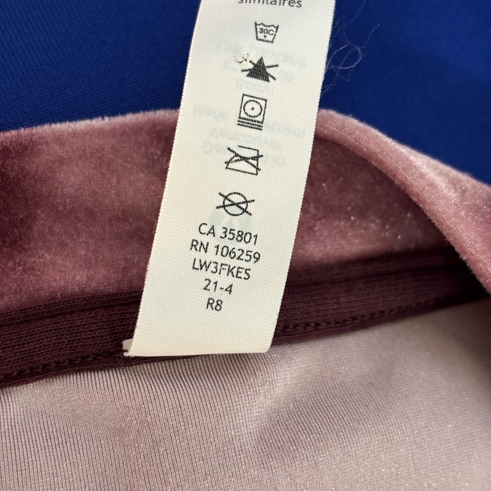 Lululemon crew Velour Warm Down color Interstellar Cassis Multi size 8 - Picture 5 of 6